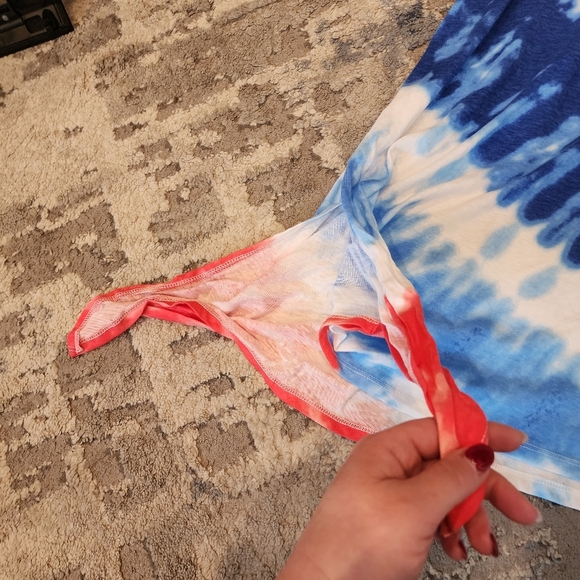 NWT Lane Bryant Fender Born In The USA red white blue tee. Size 26/28. 4X - Picture 3 of 12